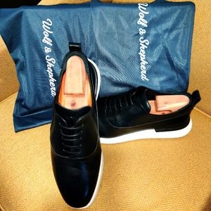 NWOT Wolf & Shepherd Men's Crossover Longwing Sneakers (Black U.S. Size: 10)